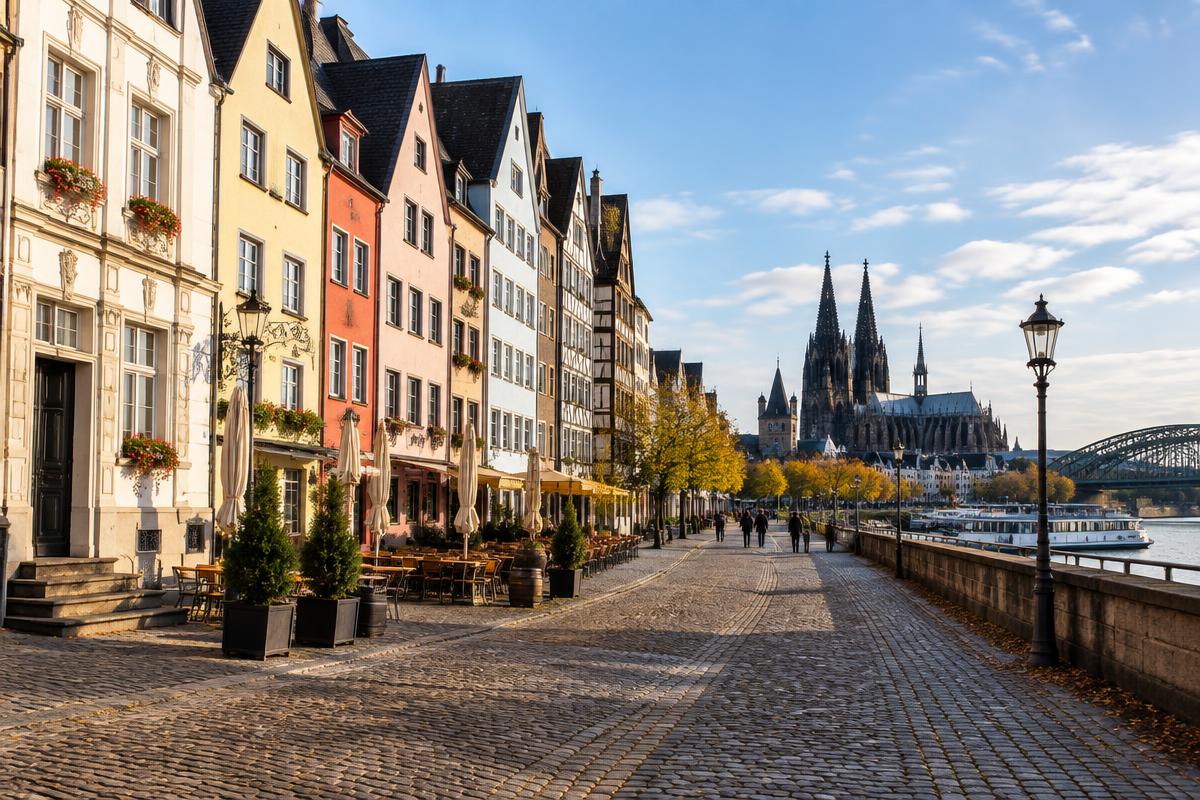 Farbenfrohe Altstadt Köln
